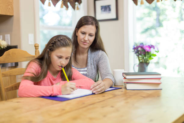 istock Mother Helping Her Daughter With Homework 904464890