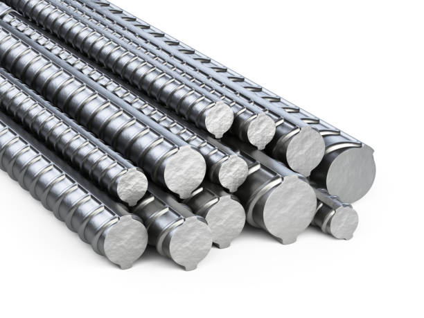 istock Reinforcements steel bars stack. Building armature. 904482316
