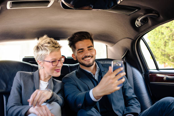 istock Selfie in limousine 904499316