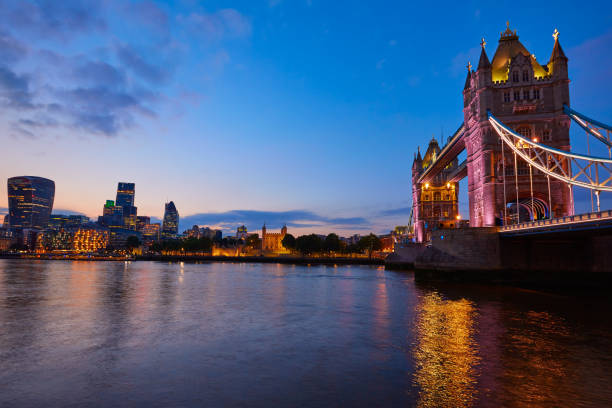 istock London Tower Bridge sunset on Thames river 904501684