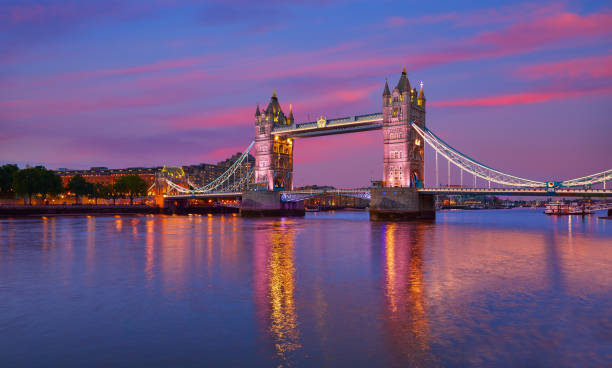 istock London Tower Bridge sunset on Thames river 904503422