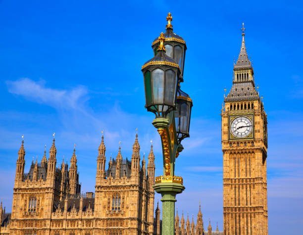 istock Big Ben Clock Tower in London England 904506390