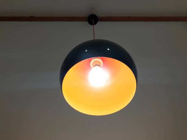 istock Orange color ceiling lamp for home decoration 904527082