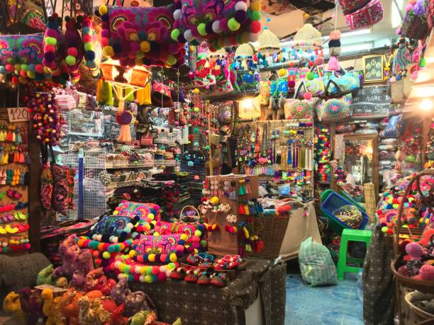 istock Colorful gift and souvenir in the store 904528048