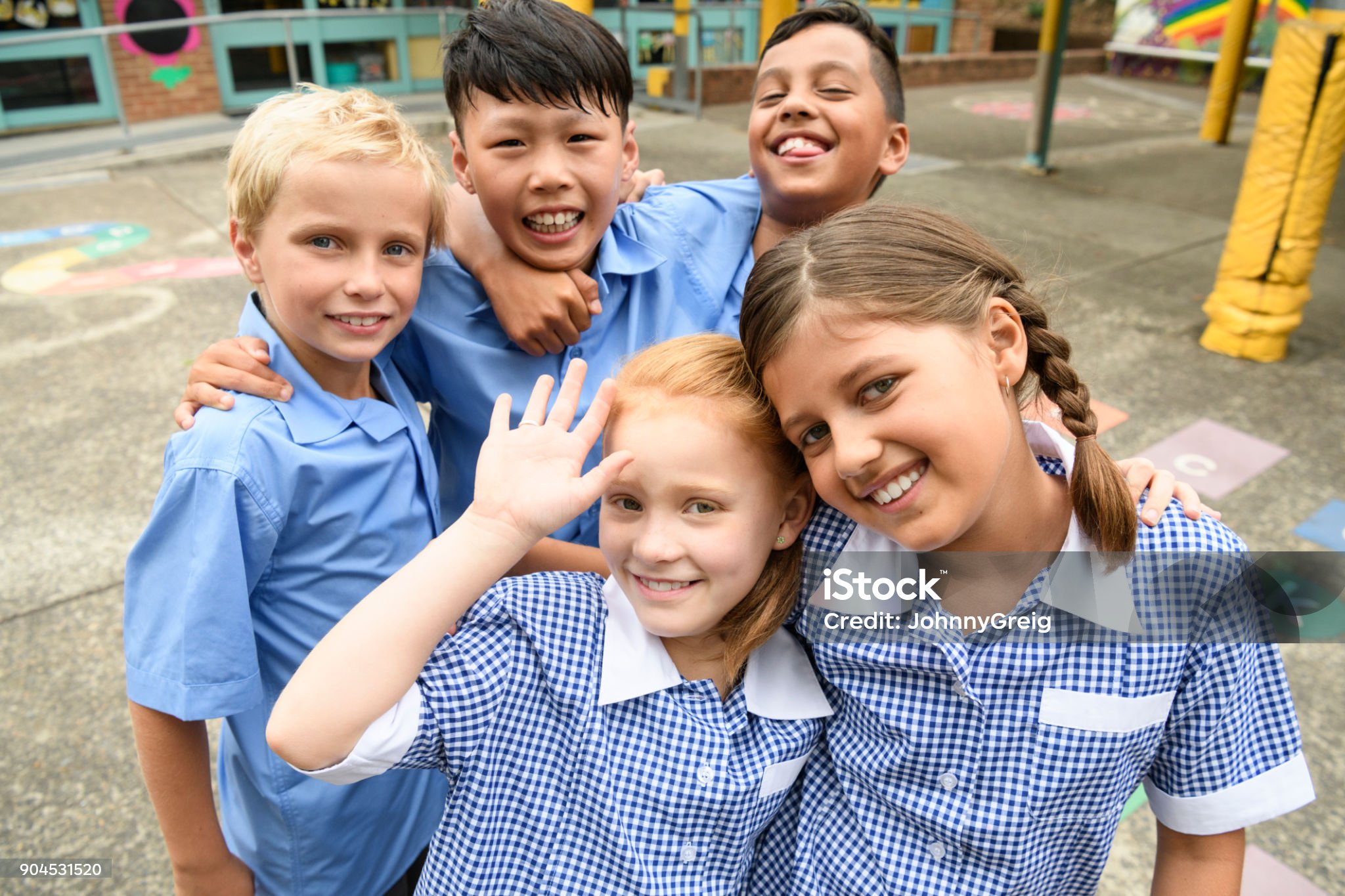 Children in a playground