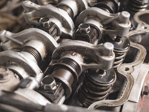 istock Close-up of opened automobile engine cylinder head 904535364