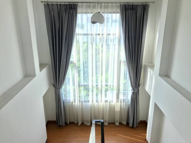 istock Curtain made from cloth for home decoration 904535446