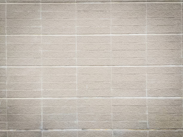 istock Gray tiles, wall clean condition with the geometric line. 904536548