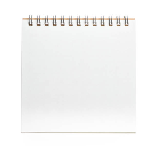 istock Blank desk calendar isolated 904540602