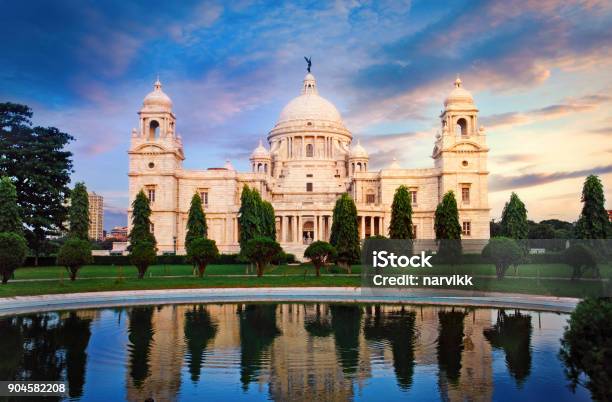 Victoria Memorial In Kolkata Stock Photo - Download Image Now - Kolkata, West Bengal, Victoria Memorial - Kolkata