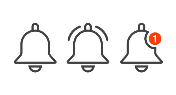 notification-bell-icons copy vector art illustration