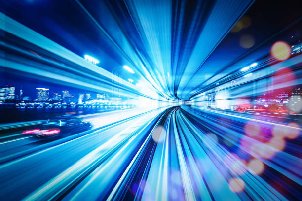 istock Blurred motion on the Subway in Tokyo 904589626
