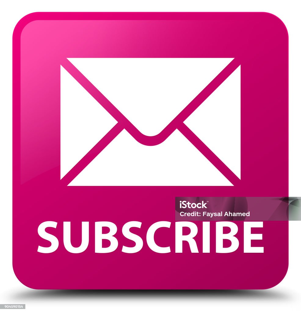Subscribe Pink Color Subscribe Pink Square Button Stock Illustration - Download Image Now ...