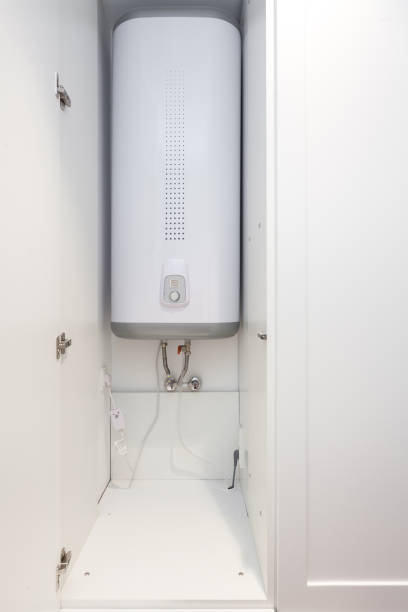 istock Electric Boiler (wall water heater) in bathroom 904615156