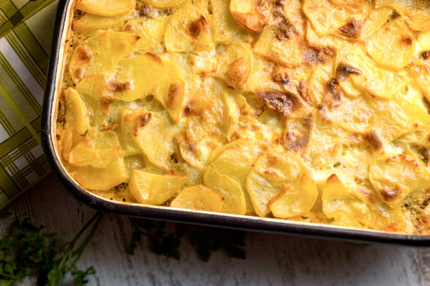 istock Roast potatoes with ground meat - minced meat 904647528