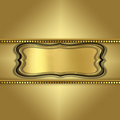 Abstract golden corporate creative background with place for text
