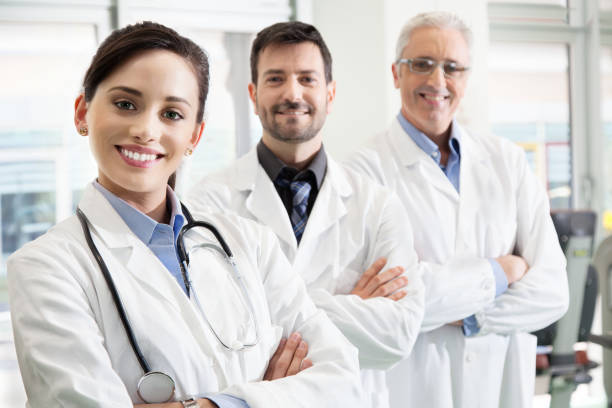 istock Happy successful medical team in a hospital 904654424