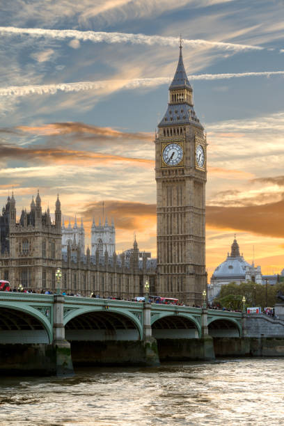 istock A beautiful sunset over the Westminster Bridge and Big Ben 904665634