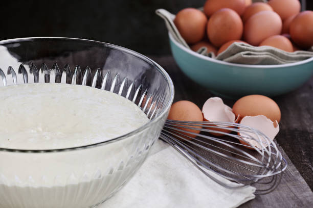 istock Bowl of Pancake Batter with Eggs 904671984
