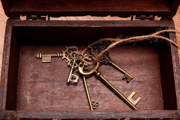 istock old vintage keys in a box 904682788