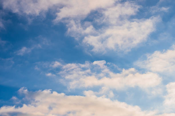 istock Beautiful blue sky with light cumulus clouds 904697810