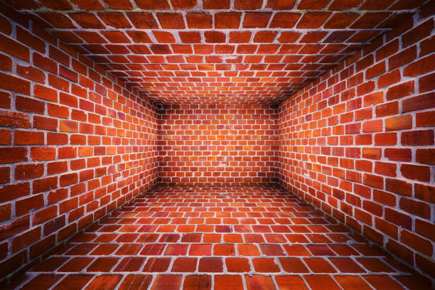 istock Abstract Urban Interior Brick Room Stage Background Texture 904698418