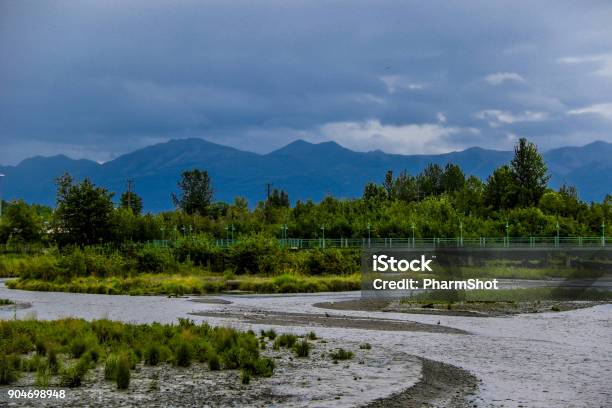 Riverbed In Anchorage Kink River Stock Photo - Download Image Now - Bud, Flowerbed, Horizontal