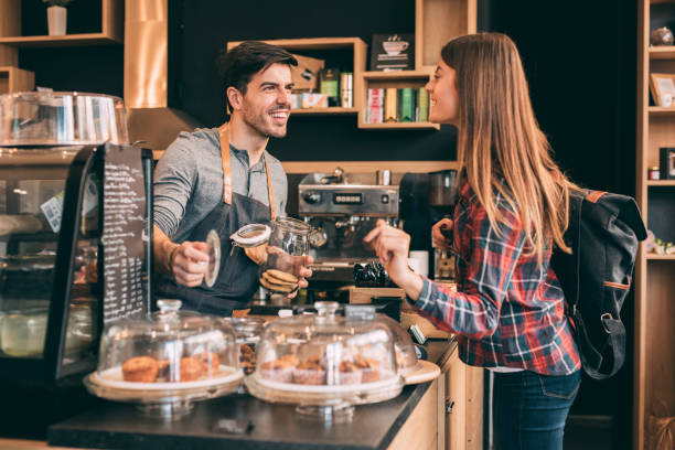 istock Woman buying cookies 904704380