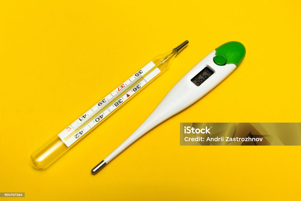 Electronic And Analog Medical Thermometer For Measuring Human Body