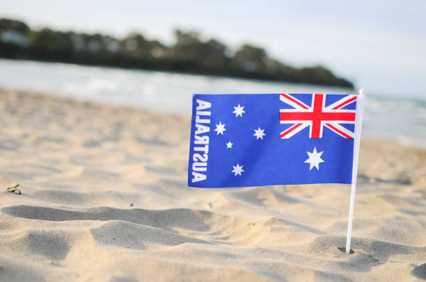 istock Australian Patriotism Beach Scene 904715194