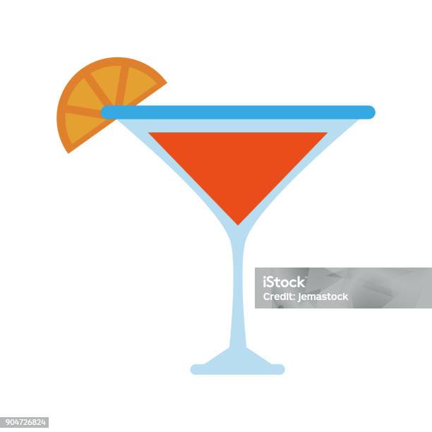 Lemon Cocktail Drink Stock Illustration - Download Image Now - Alcohol - Drink, Banner - Sign, Bar - Drink Establishment