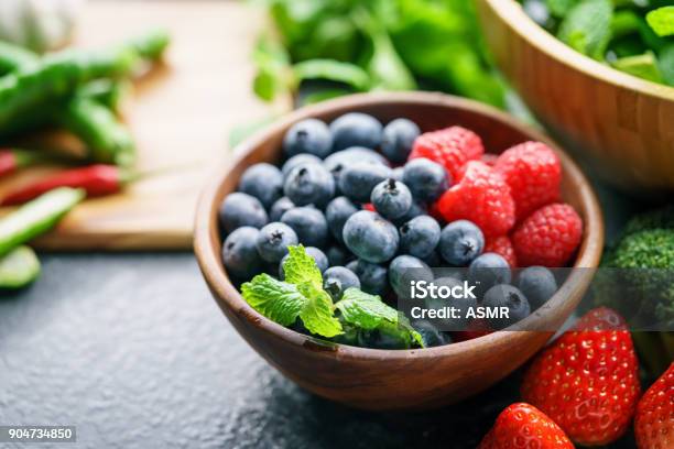 Mixed Berries Stock Photo - Download Image Now - Fruit, Bowl, Berry Fruit