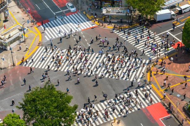 istock Shibuya Crossing from top view 904735072