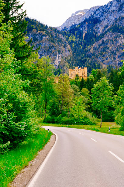 Hohenschwangau, Germany- May 30, 2016:Neuschwanstein Castle is visited by more than 1.3 million people annually, with as many as 6,000 per day in the summer.