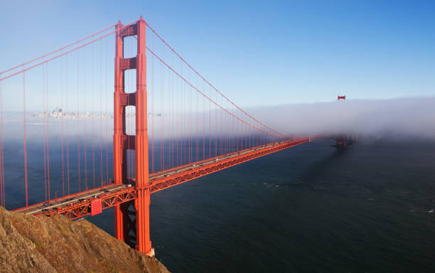 istock The view of Golden Gate bridge from the hill. 904803056