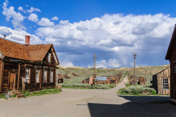 istock Ruined Houses in an American Ghost Town 904805196