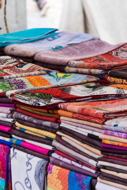 istock lot of fabrics different textures and colors 904817540