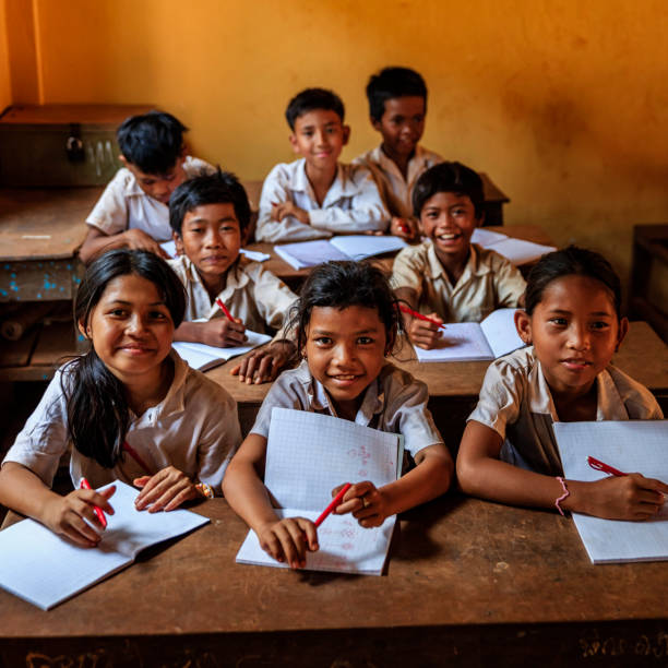 istock Cambodian school children during class, Tonle Sap, Cambodia 904833040