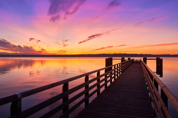 istock Beautiful sunset at Lake Starnberg 904837786