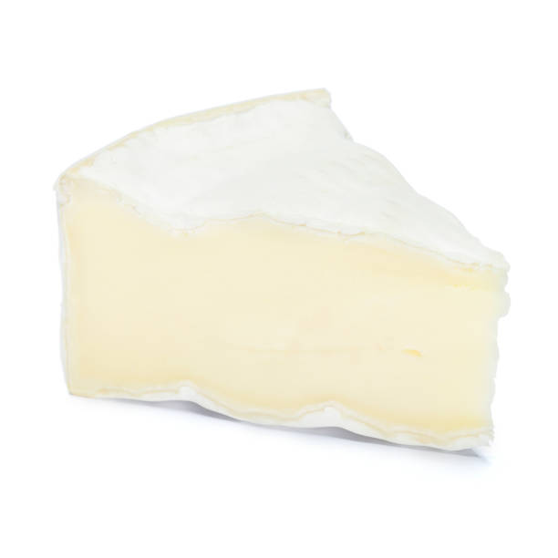 istock Piece of brie or camambert cheese on a white background 904840738