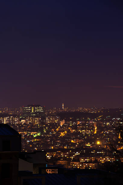 istock Night panorama of Belgrade 904840826