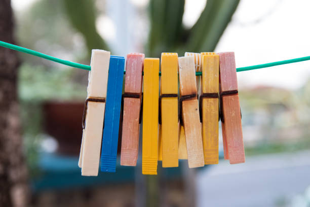istock Colorful clothing pins 904853024