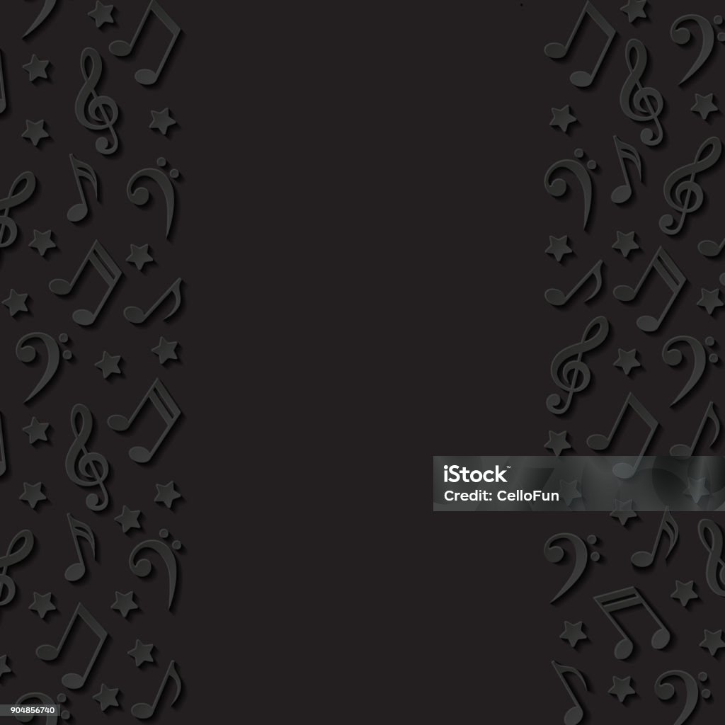 Abstract Background Notes Abstract Background With Musical Notes Stock Illustration - Download ...