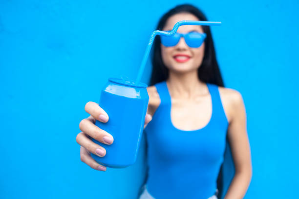 istock Woman in blue colour 904860140