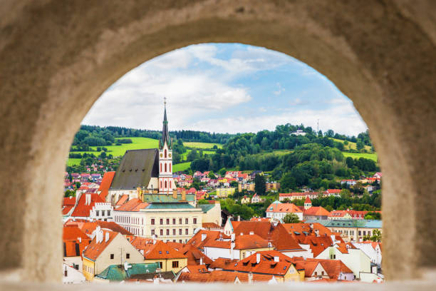 View of Cesky Krumlov from a Window