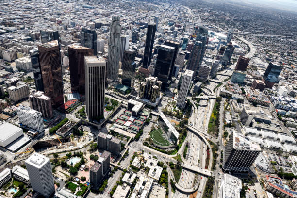 istock Los Angeles from the air 904867300