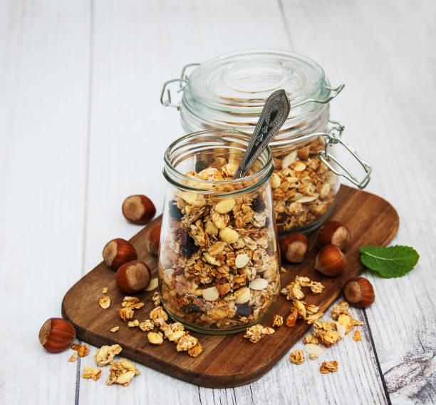 istock homemade granola in jar 904876864