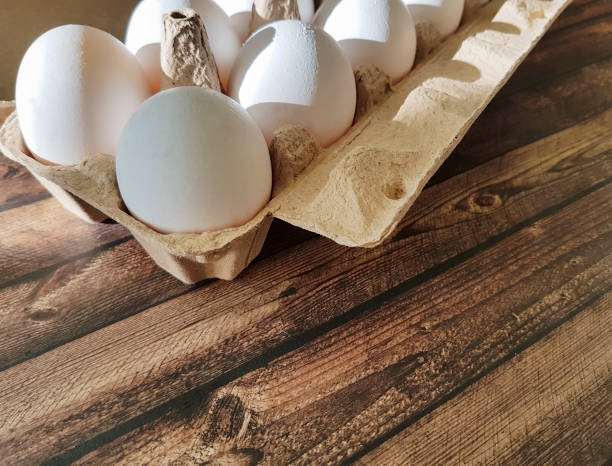 istock tray of eggs on a wooden 904928592