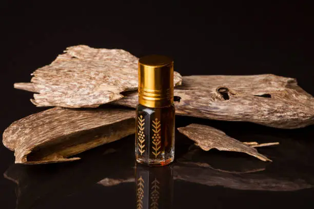 Photo of Agarwood essential oil