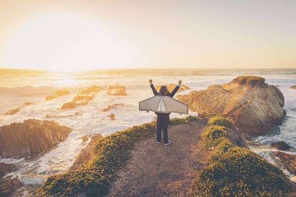istock Business Boy with Jet Pack in California 904944468